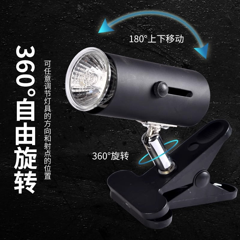 Turtle sunbathing back lamp reptile sun lamp lizard uva calcium supplementation sterilization thermal insulation heating UVB bulb lighting turtle lamp