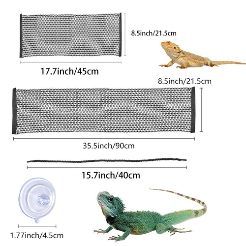 Bearded dragon hammock foldable reptile hammock small reptile pet hammock is suitable for lizard chameleon geckos